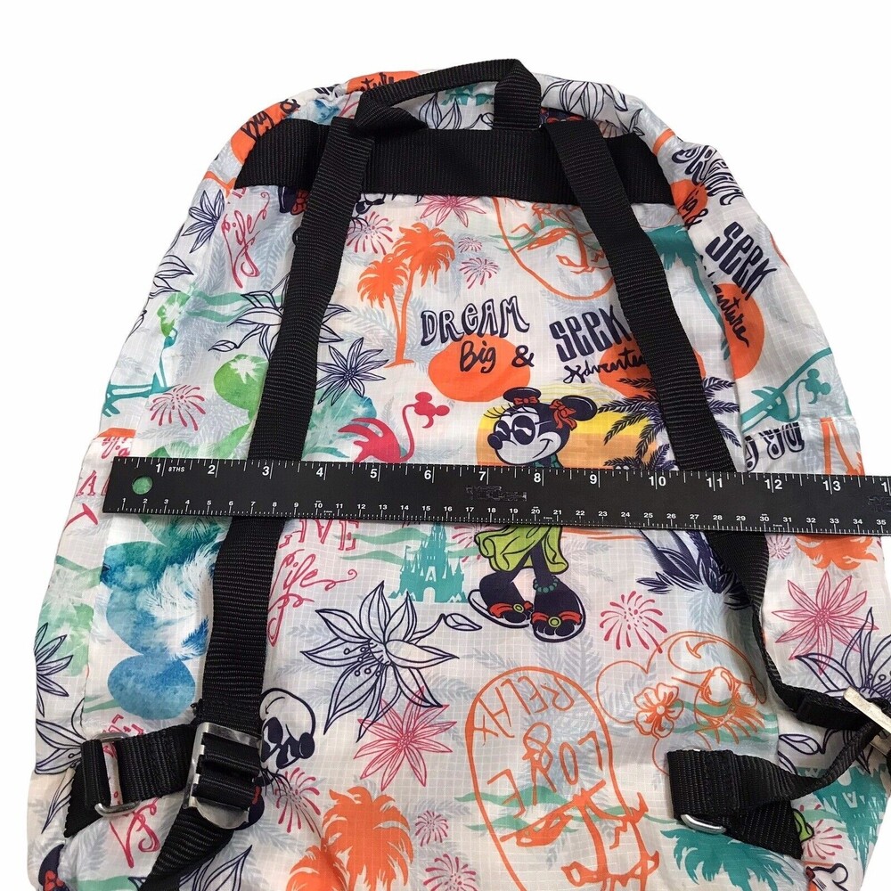 Disneyland Disney Parks Nylon Dream Big Seek Adventure Minnie Backpack - Picture 12 of 14